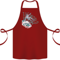 Parkour the World is My Gym Cotton Apron 100% Organic Maroon