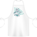 Parkour the World is My Gym Cotton Apron 100% Organic White