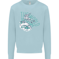 Parkour the World is My Gym Kids Sweatshirt Jumper Light Blue