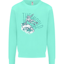 Parkour the World is My Gym Kids Sweatshirt Jumper Peppermint