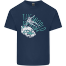 Parkour the World is My Gym Kids T-Shirt Childrens Navy Blue