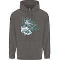 Parkour the World is My Gym Mens 80% Cotton Hoodie Charcoal