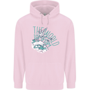 Parkour the World is My Gym Mens 80% Cotton Hoodie Light Pink
