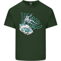Parkour the World is My Gym Mens Cotton T-Shirt Tee Top Forest Green