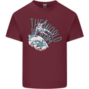 Parkour the World is My Gym Mens Cotton T-Shirt Tee Top Maroon