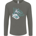 Parkour the World is My Gym Mens Long Sleeve T-Shirt Charcoal