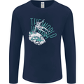 Parkour the World is My Gym Mens Long Sleeve T-Shirt Navy Blue