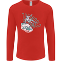 Parkour the World is My Gym Mens Long Sleeve T-Shirt Red