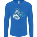 Parkour the World is My Gym Mens Long Sleeve T-Shirt Royal Blue
