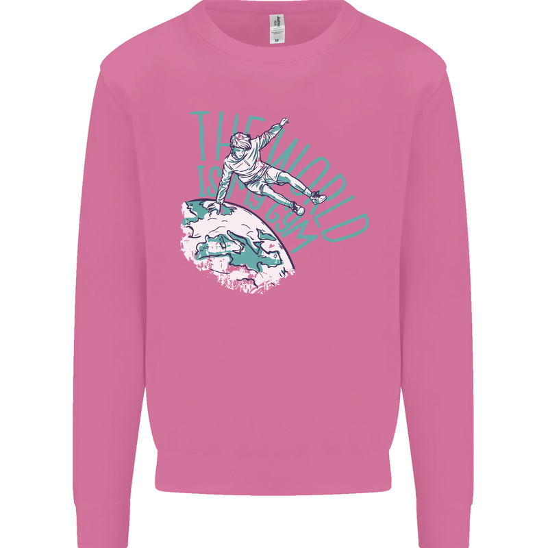 Parkour the World is My Gym Mens Sweatshirt Jumper Azalea