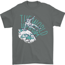 Parkour the World is My Gym Mens T-Shirt 100% Cotton Charcoal