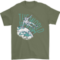 Parkour the World is My Gym Mens T-Shirt 100% Cotton Military Green