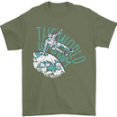 Parkour the World is My Gym Mens T-Shirt 100% Cotton Military Green