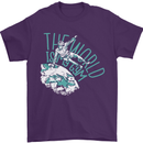 Parkour the World is My Gym Mens T-Shirt 100% Cotton Purple