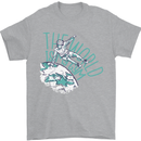 Parkour the World is My Gym Mens T-Shirt 100% Cotton Sports Grey