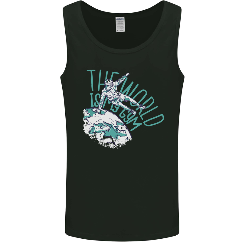 Parkour the World is My Gym Mens Vest Tank Top Black