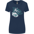 Parkour the World is My Gym Womens Wider Cut T-Shirt Navy Blue