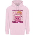 Party Started Alcohol Beer Hen Doo Stag Do Childrens Kids Hoodie Light Pink