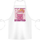 Party Started Alcohol Beer Hen Doo Stag Do Cotton Apron 100% Organic White