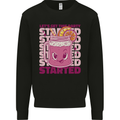 Party Started Alcohol Beer Hen Doo Stag Do Kids Sweatshirt Jumper Black