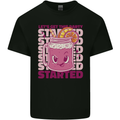 Party Started Alcohol Beer Hen Doo Stag Do Kids T-Shirt Childrens Black