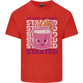 Party Started Alcohol Beer Hen Doo Stag Do Kids T-Shirt Childrens Red