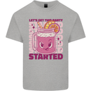 Party Started Alcohol Beer Hen Doo Stag Do Kids T-Shirt Childrens Sports Grey
