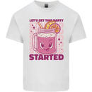 Party Started Alcohol Beer Hen Doo Stag Do Kids T-Shirt Childrens White