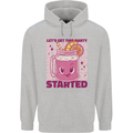 Party Started Alcohol Beer Hen Doo Stag Do Mens 80% Cotton Hoodie Sports Grey