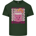 Party Started Alcohol Beer Hen Doo Stag Do Mens Cotton T-Shirt Tee Top Forest Green