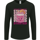 Party Started Alcohol Beer Hen Doo Stag Do Mens Long Sleeve T-Shirt Black