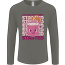 Party Started Alcohol Beer Hen Doo Stag Do Mens Long Sleeve T-Shirt Charcoal