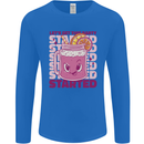 Party Started Alcohol Beer Hen Doo Stag Do Mens Long Sleeve T-Shirt Royal Blue