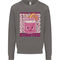 Party Started Alcohol Beer Hen Doo Stag Do Mens Sweatshirt Jumper Charcoal