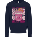 Party Started Alcohol Beer Hen Doo Stag Do Mens Sweatshirt Jumper Navy Blue