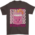 Party Started Alcohol Beer Hen Doo Stag Do Mens T-Shirt 100% Cotton Dark Chocolate