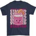 Party Started Alcohol Beer Hen Doo Stag Do Mens T-Shirt 100% Cotton Navy Blue