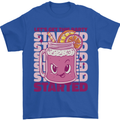 Party Started Alcohol Beer Hen Doo Stag Do Mens T-Shirt 100% Cotton Royal Blue