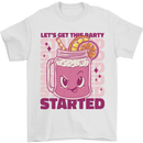 Party Started Alcohol Beer Hen Doo Stag Do Mens T-Shirt 100% Cotton White