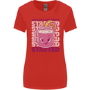 Party Started Alcohol Beer Hen Doo Stag Do Womens Wider Cut T-Shirt Red