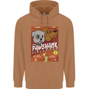 Pawshank Redemtion Funny Dog Parody Mens 80% Cotton Hoodie Caramel Latte