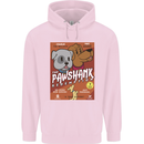 Pawshank Redemtion Funny Dog Parody Mens 80% Cotton Hoodie Light Pink