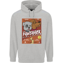 Pawshank Redemtion Funny Dog Parody Mens 80% Cotton Hoodie Sports Grey