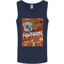 Pawshank Redemtion Funny Dog Parody Mens Vest Tank Top Navy Blue