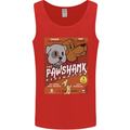 Pawshank Redemtion Funny Dog Parody Mens Vest Tank Top Red