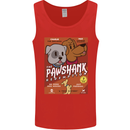 Pawshank Redemtion Funny Dog Parody Mens Vest Tank Top Red