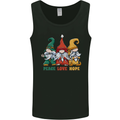 Peace Love Hope 3 Gnomes Mens Vest Tank Top Black