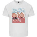 Petanque Balls Boules Bowls Mens Cotton T-Shirt Tee Top White