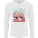 Petanque Balls Boules Bowls Mens Long Sleeve T-Shirt White