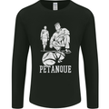 Petanque Players Boules Bowls Mens Long Sleeve T-Shirt Black